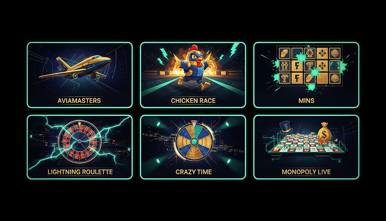 Juegos Rolletto Casino: Aviamasters, Chicken Race, Mines, Lightning Roulette, Crazy Time, Monopoly Live